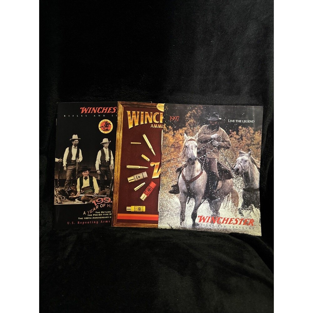 Vintage Winchester Rifles Shotguns Ammunition Catalog Magazines 1994 1995 1997